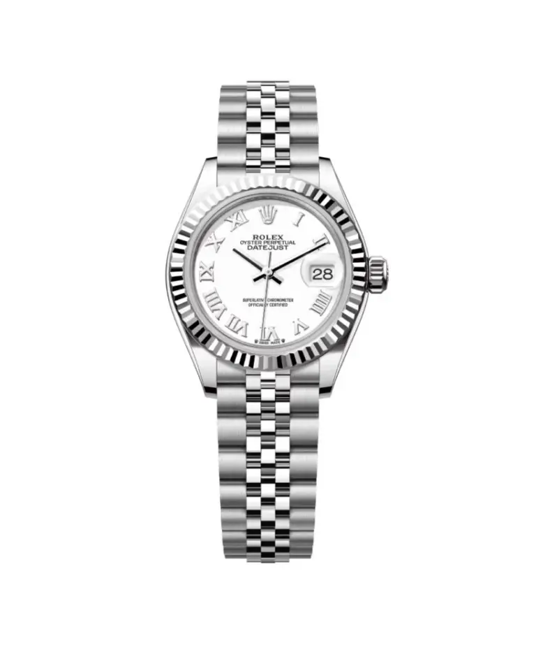 Super Clone Rolex Datejust 36mm White Roman Dial Silver Jubilee 1 819x1024 1