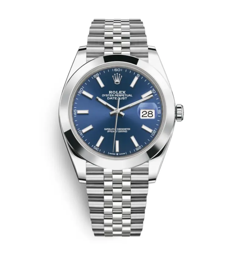 Super Clone Rolex Datejust Blue Dial Jubilee Smooth Bezel 1
