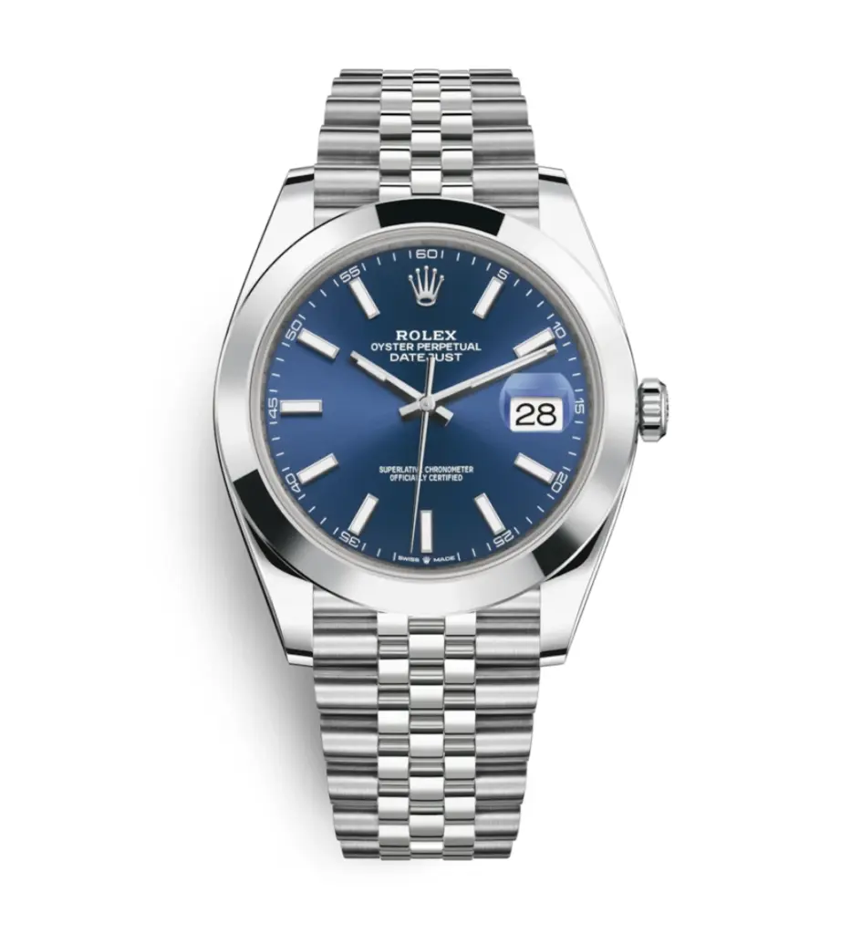 Super Clone Rolex Datejust Blue Dial Jubilee Smooth Bezel 1