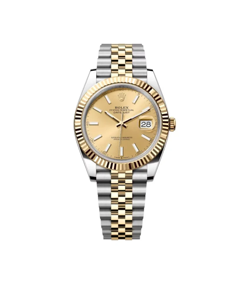 Super Clone Rolex Datejust 36mm Champagne Dial Yellow Gold Jubilee 1 819x1024 2