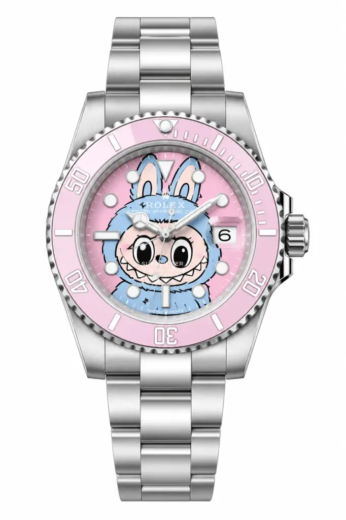 Super Clone Blaken Rolex Submariner Pink Labubu Dial