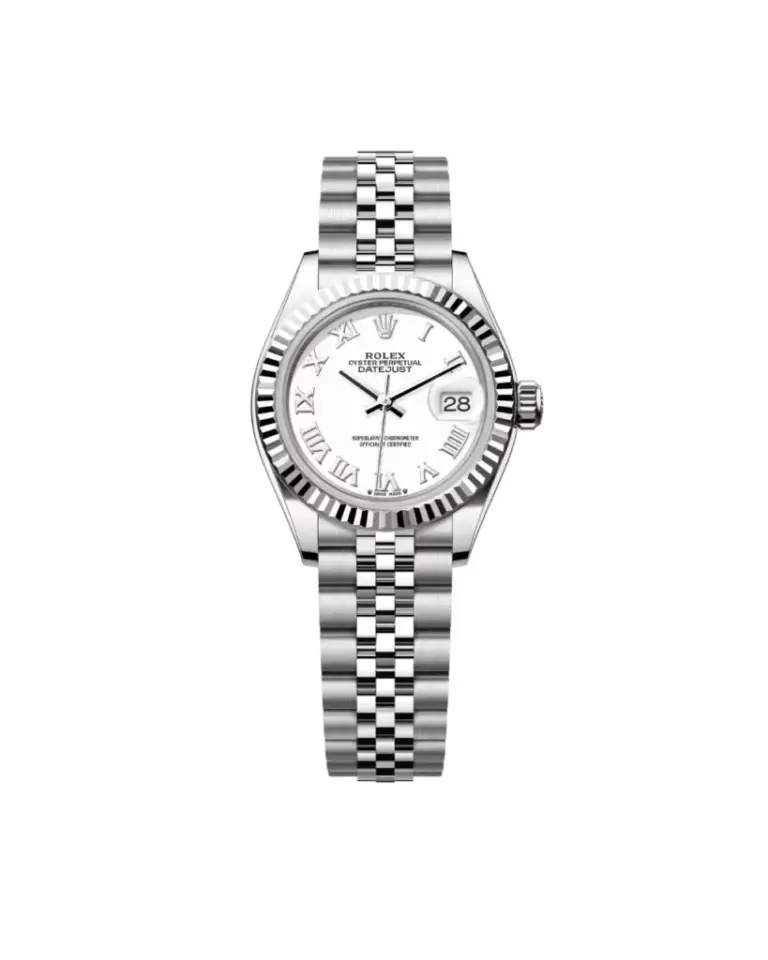 Super Clone Rolex Datejust 31mm White Roman Dial Silver Jubilee 1 819x1024 1