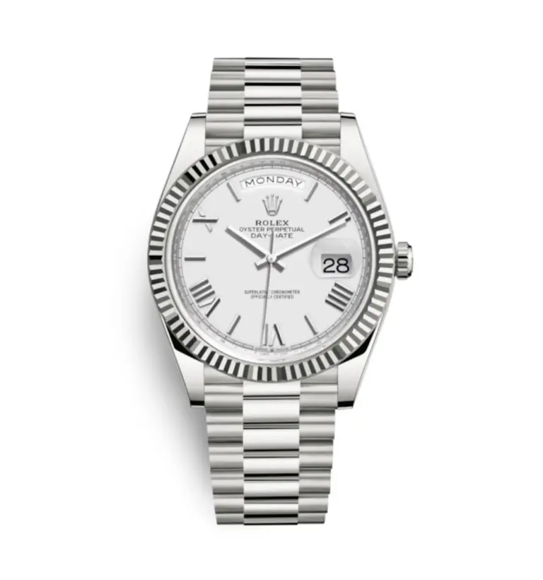 Super Clone Rolex Day Date White Dial 1