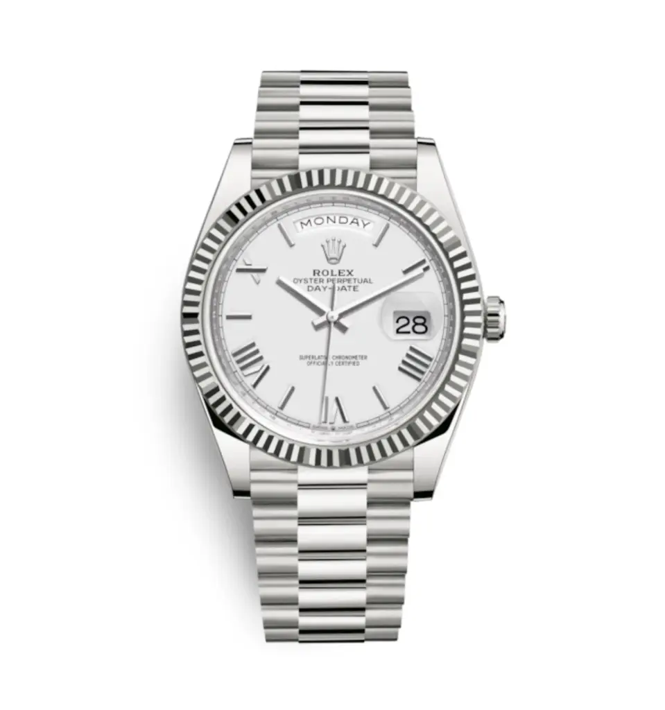 Super Clone Rolex Day Date White Dial 1