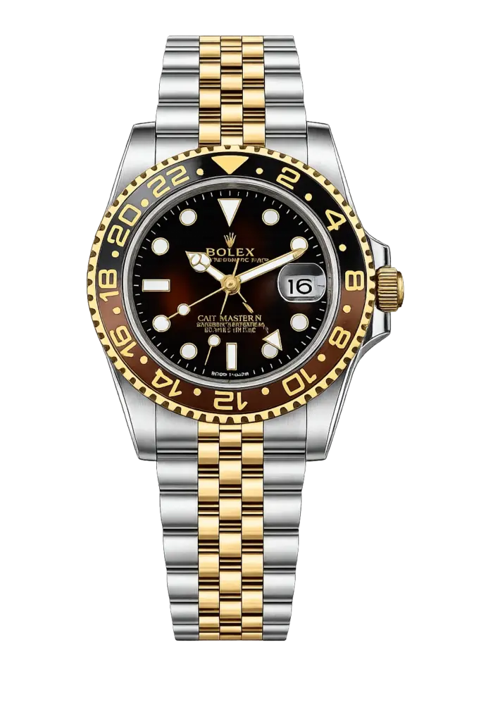 Super Clone Rolex GMT Master II Two Tone Root Beer Jubilee