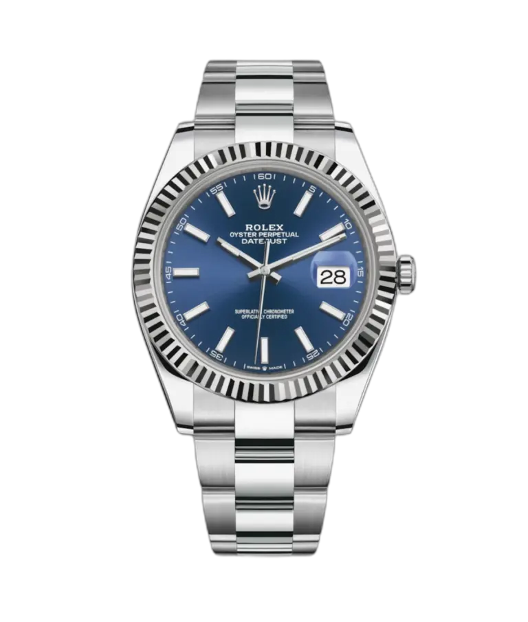 Super Clone Rolex Datejust Blue Dial Oyster 1 1