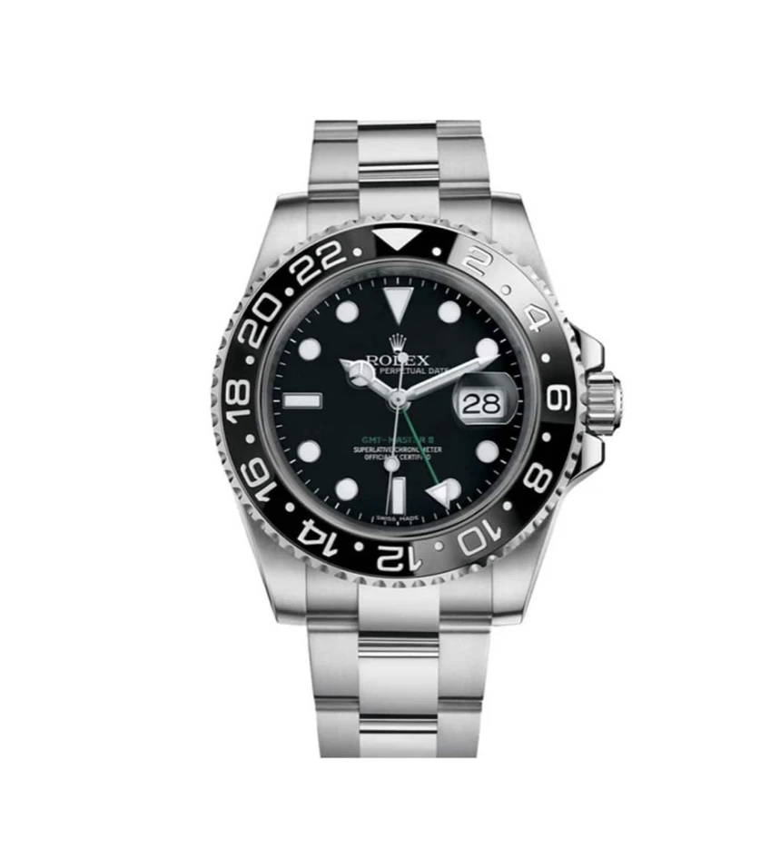 Reduced Super Clone Rolex GMT Master II Black 1