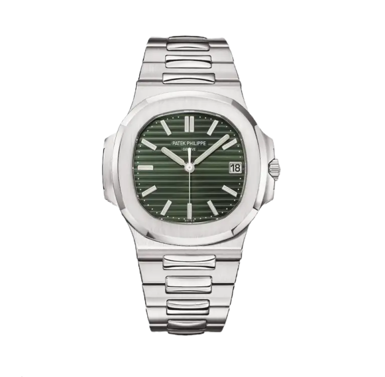Super Clone Patek Nautilus Olive Green Dial 1
