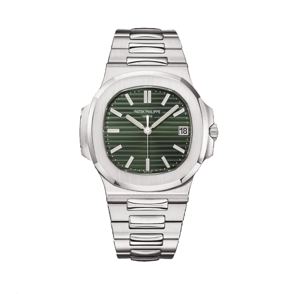 Super Clone Patek Nautilus Olive Green Dial 1