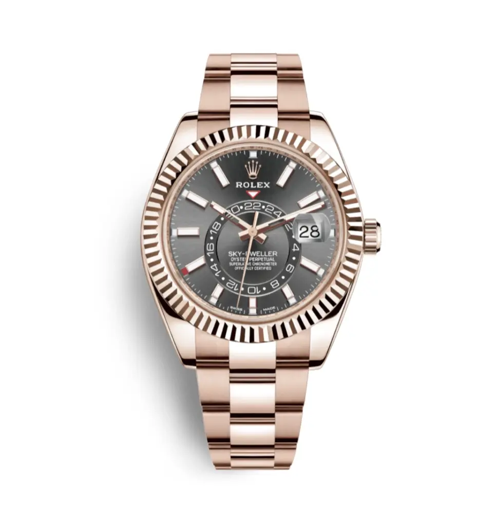 Super Clone Rolex Sky Dweller Everose 1