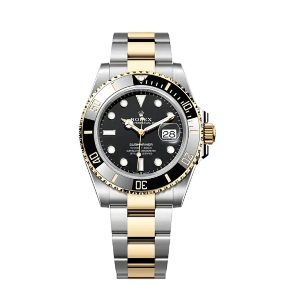 Super Clone Rolex Submariner Oystersteel and Gold 1