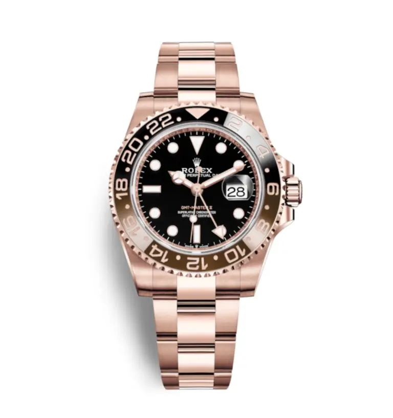 Super Clone Rolex GMT Master II Rose Gold 1